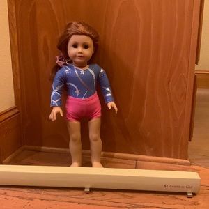 American Girl Star Gymnast Set and Balance Beam
